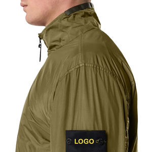 Veste coupe-vent premium en nylon froissé pour homme, légère et anti-chute, style urbain, option OEM personnalisée - Product Image 4