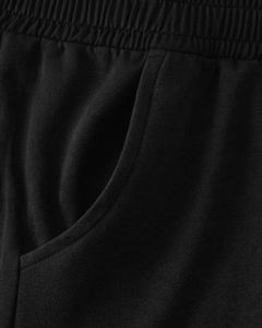 Ensemble décontracté deux pièces pour femme : débardeur court graphique et short à cordon de serrage, imprimé Los Angeles noir, vente en gros personnalisée - Product Image 6