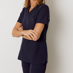 Wholesale Trendy Medical <b>Scrubs</b> <b>Set</b> Hospital Uniform Comfortable Nursing <b>Scrubs</b> Stylish Doctor Workwear OEM Supplier - Product Image 4