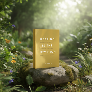 Healing Is the New High par l'auteur Vex King, impression de livre broché personnalisé à couverture souple - Product Image 3