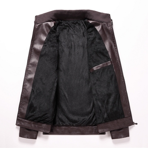 Custom Made <b>Men</b> Genuine Leather Printed <b>Biker</b> Motorcycle Jacket Waterproof Breathable Standard Fit Zipper OEM Wholesale - Product Image 3