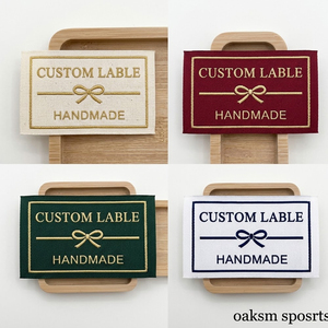 Étiquettes tissées personnalisées pour vêtements, étiquettes rectangulaires en tissu gaufré, étiquettes pour vêtements de sport, équipement de plein air, édition limitée - Product Image 6