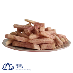 Blue Lotus Farm Organic Crispy Dried Taro Slices Salty Taste Long Shape Bulk Snack for Party Ready Eat Ho Chi Minh City Vietnam - Product Image 2