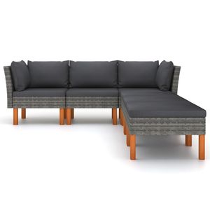 Ensemble de salon de jardin gris - Product Image 3