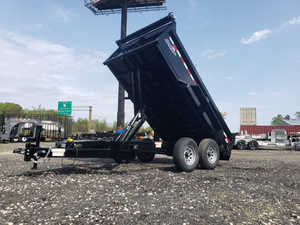 Nuevo Remolque Hawke 6x12 Serie 2025, Remolque de Volteo Hawke 6×12, 10k, Laterales Altos de 2' - Product Image 2