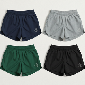 Shorts de pickleball personnalisés avec logo, 7 pouces, ourlet superposé, respirants, extensibles, en polyester/nylon, légers, durables, anti-humidité, pour intérieur - Product Image 3