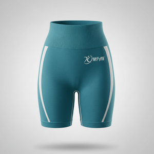 Scrunch Fitness Butt Lifting Breathable Streetwear Yoga Gym Biker Women Waist Wear Athletic High Waist <b>Booty</b> Workout Shorts - Product Image 1