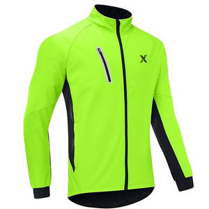 Veste de cyclisme confortable et personnalisée en polyester coupe-vent pour toutes les saisons, conçue pour le cyclisme sur route, la remise en forme et l'activité physique pour hommes - Product Image 1