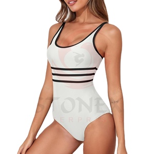 Traje de Baño de Una Pieza Personalizado para Mujer con Botones y Cremalleras, Cintura Alta, Transpirable y de Secado Rápido, Venta al Por Mayor de Fábrica - Product Image 2