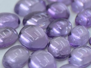 Lote de Gemas Sueltas de Amatista Brasileña en Forma Ovalada, Calibradas para Joyería, 6x4mm, 7x5mm, 8x6mm - Product Image 6