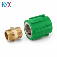 Raccord Droit Femelle PPR Vert pour Tuyau de Conduite, Joint Thermofusible pour Alimentation en Eau Domestique, Vente en Gros