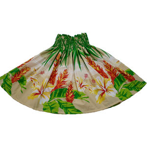 ชุดเดรสยาวปักลายดอกไม้ฮาวายสำหรับผู้หญิง สไตล์ทรอปิคอล เหมาะสำหรับใส่ไปเที่ยวชายหาด ฤดูใบไม้ร่วง  ใส่สบายๆ สำหรับวันพักผ่อนบนเกาะ น้ำหนักเบา ผ้าพลิ้ว - Product Image 4