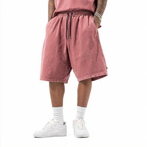 Pantalones Cortos de Chándal para Hombre con Lavado Ácido, de Forro Polar Grueso, con Cintura Alta y Cordón Ajustable, para Invierno, Estilo Jogger, con Lavado a la Piedra - Product Image 6