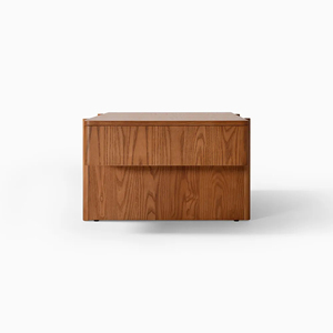 <b>Walnut</b> Wood Coffee <b>Table</b> Rectangular Center <b>Table</b> Modern Living Room Cabinet Storage Tea <b>Table</b> - Agis - Product Image 3