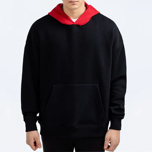 Neon Yellow Bright Pullover Style With <b>Black</b> Drawstrings Custom Logo Print On Front And Back High Quality <b>Men</b> Hoodies - Product Image 3