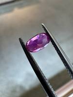 Naturbelassener Rosa Saphir im Ovalschliff 0,71 Karat Loser Facettierter Edelstein Ceylon Zehra Gems Schmuck mit Farbspiel/Feuer für Schmuckherstellung