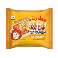 [YNK INTERNATIONAL KOREA] Nouilles Ramen Coréennes Instantanées Hotdak Carbo, Épicées et Crémeuses, en Contenant Familial