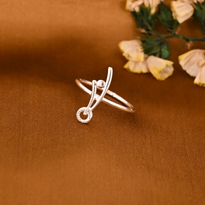 แหวนทองเหลืองชุบเงินน้ำหนักเบา ทันสมัย สวยงาม ปรับขนาดได้ สำหรับผู้หญิง ของขวัญงานแต่งงาน งานหมั้น ขายส่ง จำนวน 25 คู่ - Product Image 2