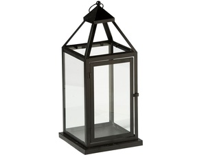 Nueva Llegada 2026, Venta de Fábrica, Lámpara de Metal y Vidrio con Acabado Negro Brillante, Simple y de Primera Calidad, para Hogar y Hotel - Product Image 1