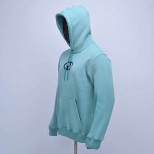 Sudaderas con capucha de manga larga para hombre, de felpa con lavado ácido y serigrafía frontal, con logotipo personalizado de calidad premium. - Product Image 2