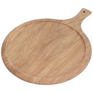 Tabla de cortar y picar de madera de acacia de gran calidad con asa, bandeja decorativa de madera para servir carne y queso, ¡gran oferta! - Product Image 5