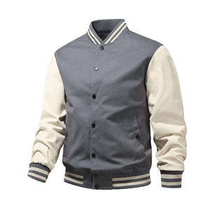 Baseball Varsity Jacket <b>Mens</b> Wool Bomber Style College Letterman Outerwear With Custom Logo For Teamwear - Product Image 1