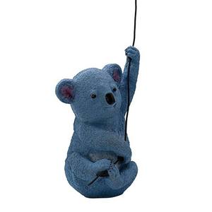 Escultura colgante de koala azul hecha a mano, adorable adorno de jardín con forma de animal, perfecto para patios modernos y jardines acogedores. - Product Image 2