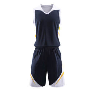 Maillot de basket-ball personnalisé pour homme, tenue de sport respirante en tissu athlétique, numéro de joueur personnalisé, compétition - Product Image 1