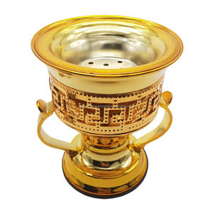 Juego de quemador de incienso Bakhoor de diseño moderno soporte de incienso de cuchara de Metal antiniebla con estilo clásico para la temporada de otoño estilo caliente de Oriente Medio - Product Image 1