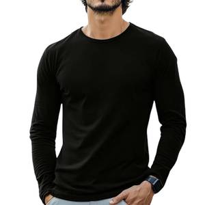 Cotton Long Sleeve <b>Collar</b> <b>T</b> <b>Shirt</b> Mens Breathable Casual Streetwear Soft Fit ODM Supplier - Product Image 1