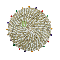 HNH Craft Vietnam – Qualité Supérieure, Prix Direct Usine, OEM, Écologique, Lavable, en Jonc de Mer, Diamètre 35cm, Épaisseur Personnalisable