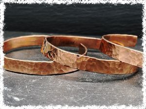 HAMMERED <b>COPPER</b> <b>BANGLE</b> Adjustable Pure <b>Copper</b> Bracelet Handmade <b>Copper</b> Jewelry <b>Copper</b> Arthritis Bracelet Minimalist Jewelry - Product Image 6