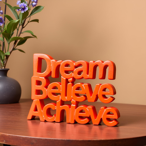 Artículo Decorativo Estético Motivacional con Frases de Sueños, Logros y Fe, para Mesa de Estudio, Escritorio de Oficina o Decoración de Habitaciones - Product Image 1