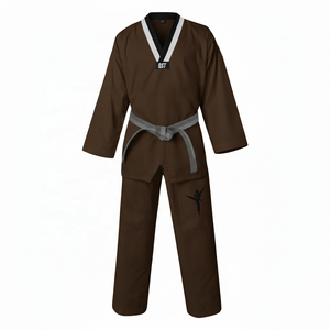 Les arts martiaux portent l'uniforme de Taekwondo de dernière conception uniformes de Taekwondo de maître de formation de conception nouvelle tendance uniformes classés - Product Image 1