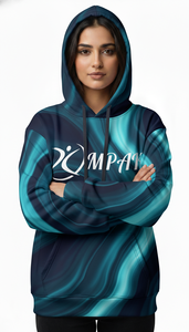 Sweat à capuche unisexe ample et décontracté pour l'hiver avec broderie et design sublimé sur toute la surface pour un style streetwear décontracté - Product Image 4
