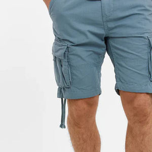 Pantalones Cortos Cargo Ligeros de Verano para Hombre al por Mayor, Diseño Personalizado, Rectos, de Algodón y Poliéster, de Cintura Media, Tejidos con Bolsillos - Product Image 5