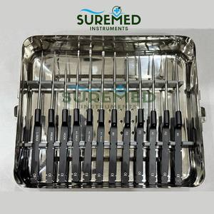 Nuevo Set de Curetas Manuales para Microdiscectomía, Instrumento Quirúrgico para Columna Cervical, Bandeja de Esterilización Certificada ISO13485 - Product Image 3