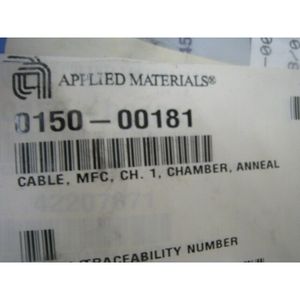 2 cables nuevos AMAT 0150-00181 MFC ch.1, para calentamiento en cámara - Equipo y piezas de semiconductores Trusted Global Legacy - Product Image 3