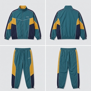 Conjunto de Chándal Cortavientos Personalizado de Nuevo Estilo, Chaqueta y Pantalones de la Selección Nacional para Hombre - Product Image 6