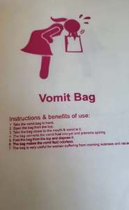 Bolsa para vómito de súper calidad para uso médico y de viaje, bolsa desechable con cierre hermético, de exportador indio al mejor precio. - Product Image 3