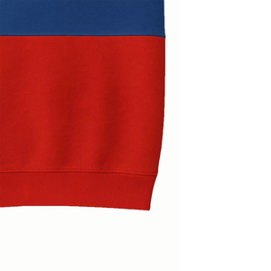 Pull en tricot à col rond pour homme, couleur rouge et bleue, coupe classique, style décontracté, automne - Product Image 4