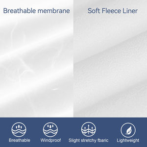 Chaqueta Softshell Personalizada con Logotipo para Hombre, Chaqueta Cortavientos Impermeable y Transpirable con Capucha Desmontable, Chaqueta Cálida para Senderismo y Esquí - Product Image 5