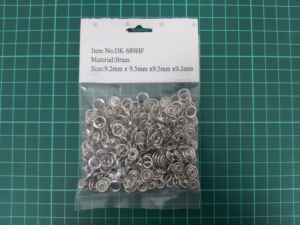 DK-689 Prong snap <b>button</b> | Round Metal Snap <b>Button</b> Set Nickel-Free Polished Classic Style - Product Image 6