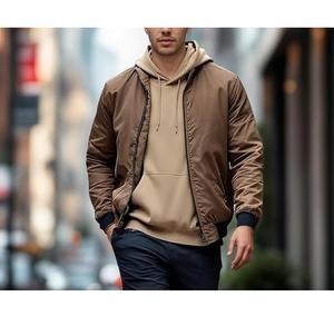Nueva Sudadera con Capucha para Hombre, Elegante, 100% Algodón, Forrada, Manga Larga, Cuello Caído, Color Sólido, Cómoda, Tallas Grandes, Personalizable - Product Image 5