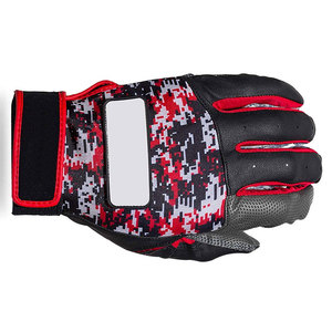 Guantes de Béisbol Profesionales de Cuero, Cómodos, con Soporte para la Palma, Cierre de Gancho y Bucle, Transpirables y de Secado Rápido - Product Image 5