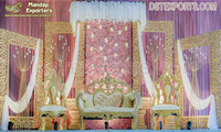 Cadres à dos en conception florale pour scène de mariage, encadrement de cliché vintage pour paysage Floral, plan plan de travail