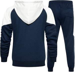 Conjunto Deportivo Personalizado con Logotipo, de Primera Calidad, Transpirable, Ecológico, Informal, con Sudadera con Cremallera y Pantalones de Jersey para Entrenamiento - Product Image 2