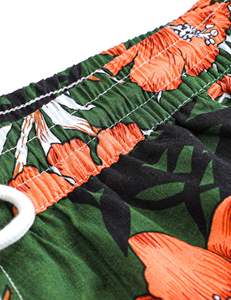 Pantalones Cortos de Verano para Hombre, Estampados, Cintura Elástica con Cordón, Casuales, Coloridos, Ligeros, para Playa y Vacaciones - Product Image 6