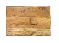 Ensemble de tables basses gigognes en bois avec cadre métallique, tables d'appoint marron naturel pour salon