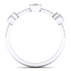 Anillo de compromiso REYES hecho a mano en oro sólido de 14K con moissanita certificada por GRA, regalo de boda de lujo, joyería fina para mujer - Product Image 4